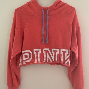 Victoria secret PINK cropped hoodie